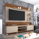 Estante Para Tv Até 70 Polegadas Com Rodízios E Ripado Cedro