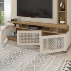 Estante Para Tv Até 70 Polegadas Tellus 3 Portas 2 Prateleira