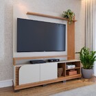 Estante Para Tv Até 75 Polegadas Boss 2 Portas Off White/frei