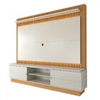 Estante Para Tv Até 75 Polegadas Cine 2 Portas Com Led Nature