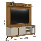Estante Para Tv Até 75 Polegadas Istambul 2 Portas Nature/off