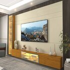 Estante Para Tv Até 90 Polegadas 217,6cmx255cm Com Porta Refl