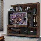 Estante Para Tv Com 7 Prateleiras Grand Acácia Cacau Brilho