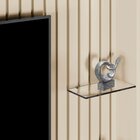 Estante Para Tv Com Led Até 60 Polegadas Ripado Com Rodízio 3