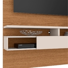 Estante Para Tv Com Nichos Annable Natura Real Off White