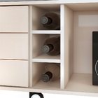 Estante Para Tv Danton Com Adega E Nicho Creme Amadeirado