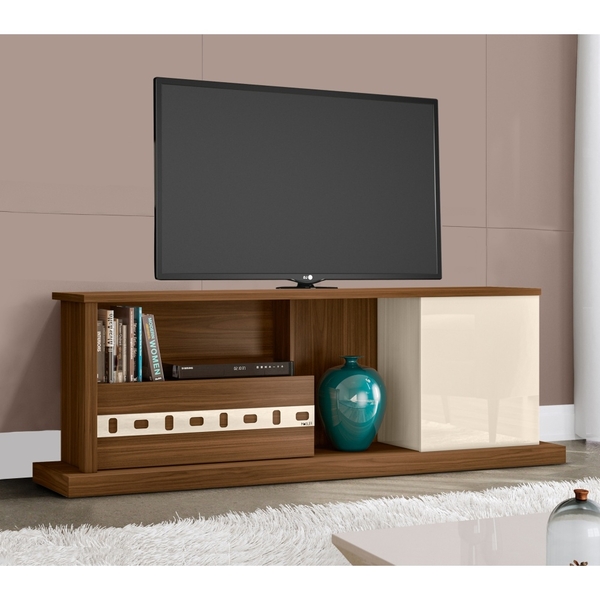 Estante Para Tv Drake Freijó Off White