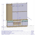 Estante Para Tv Helena Madeira Rústica E Preto Fosco