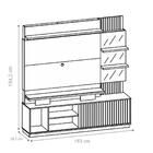 Estante Para Tv Horner Com Ripas Caiena Creme