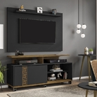 Estante Para Tv Zagrebe Preto Madeira