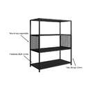 Estante Paricel Preta 77 Cm