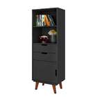 Estante Paris Preto Acinzentado