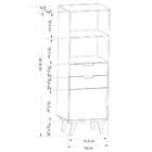 Estante Paris Preto Acinzentado