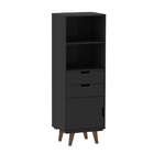 Estante Paris Preto Acinzentado