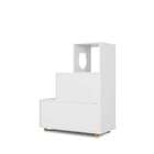 Estante Pet Siamês 1 Pt Branca