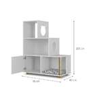 Estante Pet Siamês 1 Pt Branca