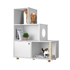 Estante Pet Siamês 1 Pt Branca