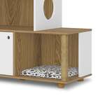 Estante Pet Siamês Mel E Branca