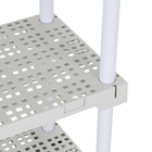 Estante Plástica Cube 166x82x42cm Branco Grifit