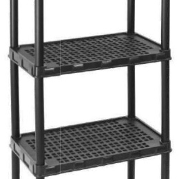 Estante Plastica Veneza 5 Prateleiras Suporta Ate 12k Por Pra