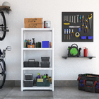 Estante Plástico Branco 137x70x38cm São Bernardo