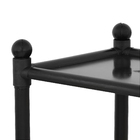 Estante Plástico Preto 78x35x31cm São Bernardo