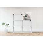 Estante Poly Branca (127x75 Cm)