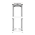 Estante Poly Com 3 Prateleliras Branco