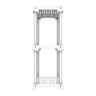 Estante Poly Com 3 Prateleliras Branco