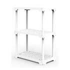 Estante Poly Com 3 Prateleliras Branco