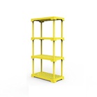 Estante Poly Com 4 Prateleiras Amarelo