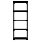 Estante Poly Com 5 Prateleiras Preto