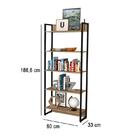 Estante Porto 5 Prateleiras - Fitmobel