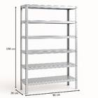 Estante Prateleira Aço Dupla 6 Bandeja 90cm Galvanizada - Red
