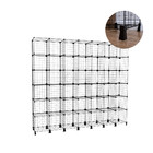 Estante Prateleira Aramada Estoque De Roupas Arara 42 Nichos