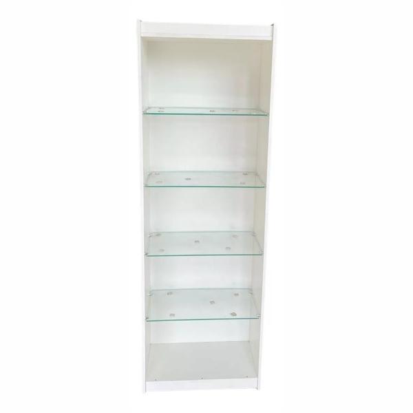 Estante Prateleira De Vidro 100% Mdf Branco - Suprema Móveis
