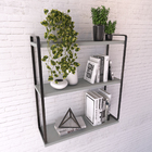 Estante Prateleira Suspensa Parede Tripla Nicho Sala Banheiro