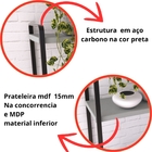 Estante Prateleira Suspensa Parede Tripla Nicho Sala Banheiro