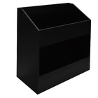 Estante Preta Duplo Para Discos Lp Vinil Rodinhas Invisivel