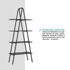 Estante Preta Tubo Preto Carraro