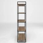 Estante Preto 5 Prateleiras Office