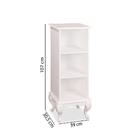 Estante Provençal Com 3 Prateleiras - Branco