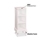 Estante Provençal Com 3 Prateleiras - Branco