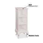 Estante Provençal Com 3 Prateleiras - Nude