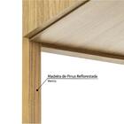 Estante Quadra Com 2 Portas - Natural