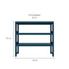 Estante Quadra Com 3 Prateleiras Navy