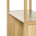 Estante Quadra Com 4 Nichos - Natural