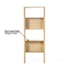 Estante Quadra Com 4 Nichos - Natural