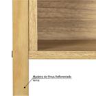 Estante Quadra Com 4 Nichos - Natural