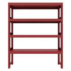 Estante Quadra Com 4 Prateleiras Merlot
